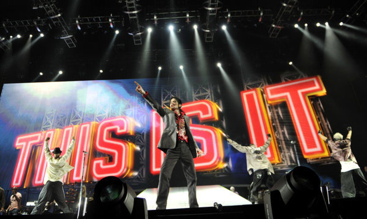 Michael Jackson rehearses in 2009 at Staples Center for his ill-fated This Is It shows.