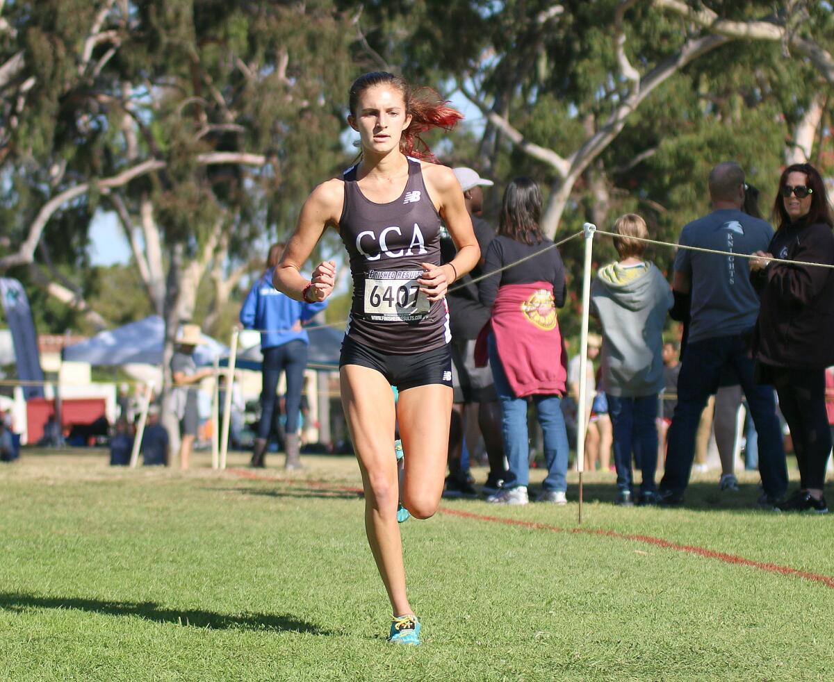 Senior Carlie Dorostkar is the top returning girls runner in San Diego.