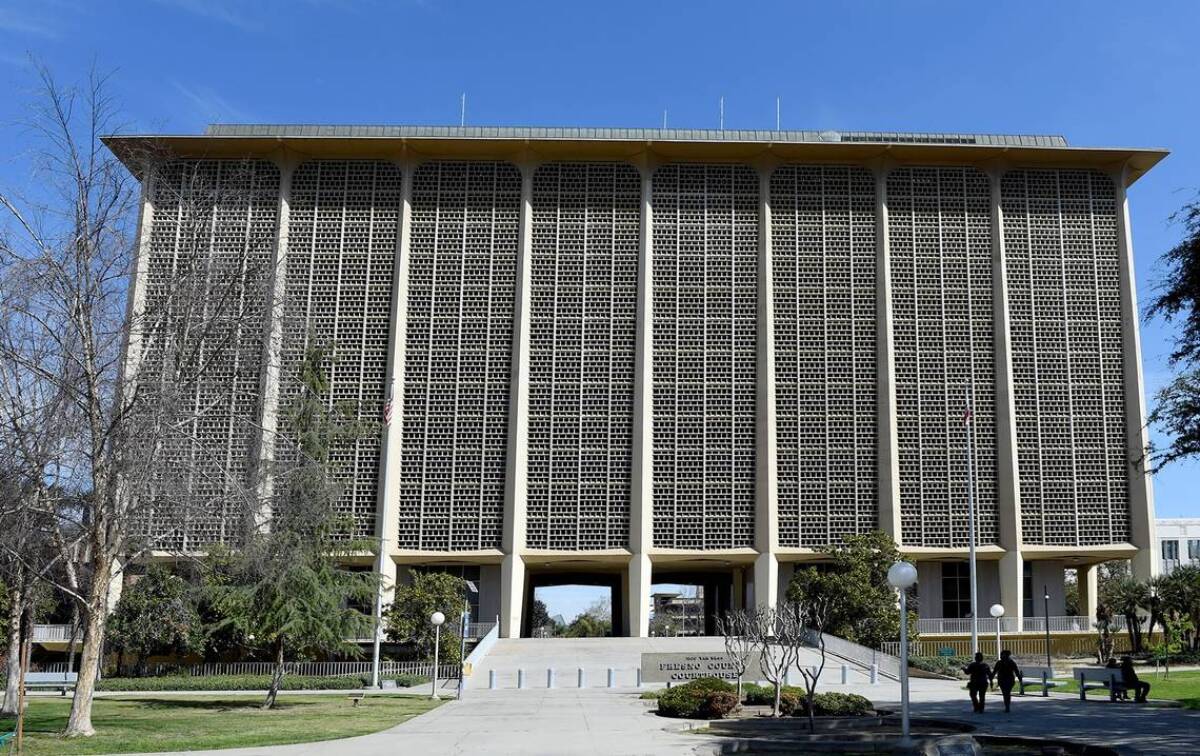 The Fresno County Superior Courthouse exterior