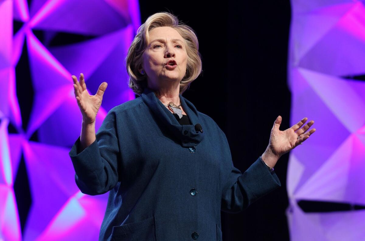 "Whenever I would say to a young woman, 'I want you to do this. I want you to take on this extra responsibility. I want you to move up,' almost invariably they would say 'Do you think I can?' or 'Do you think I'm ready?'" says former Secretary of State Hillary Rodham Clinton.