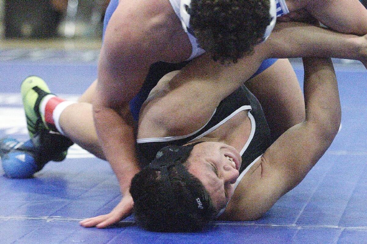 Hoover High wrestling had its Rio Hondo League title hopes pinned by San Marino on Tuesday.