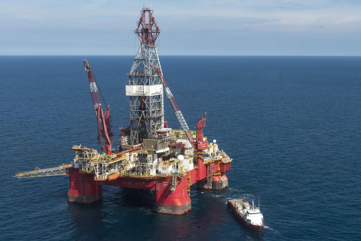 The Centenario exploration oil rig operated by Mexican company Grupo R and working for Mexico's state-owned oil company Pemex, in the Gulf of Mexico. State and federal bodies have quickly lined up behind constitutional changes that will allow foreign investment into what has been a 75-year-old state monopoly.