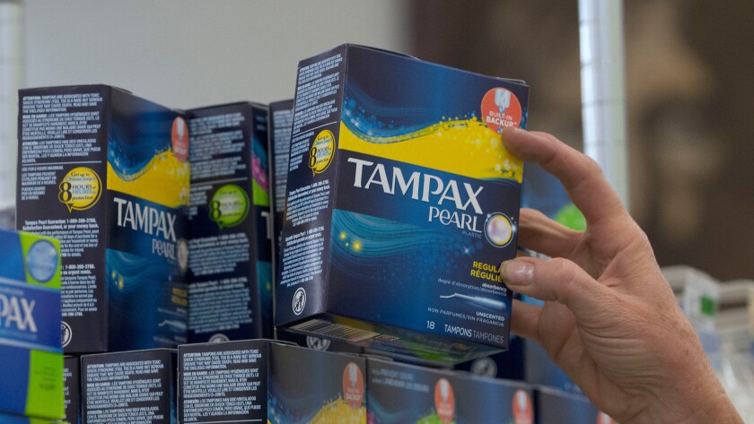 A proposal to eliminate sales taxes on tampons in California failed.