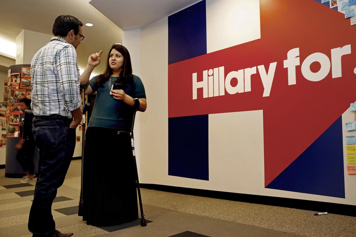 To win over Latinos for Hillary Rodham Clinton in key states such as Florida, Colorado and Nevada, Lorella Praeli will have to connect with people much like herself.