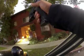 Body camera footage shows Margarito Lopez sitting on some steps with a butcher knife as officers arrive on scene in the 900 block of East Adams Boulevard on Dec.18, 2021. Lopez was ordered to drop the knife, however he ignored the officer's commands and was subsequently shot by officer with both less-lethal and lethal rounds.
