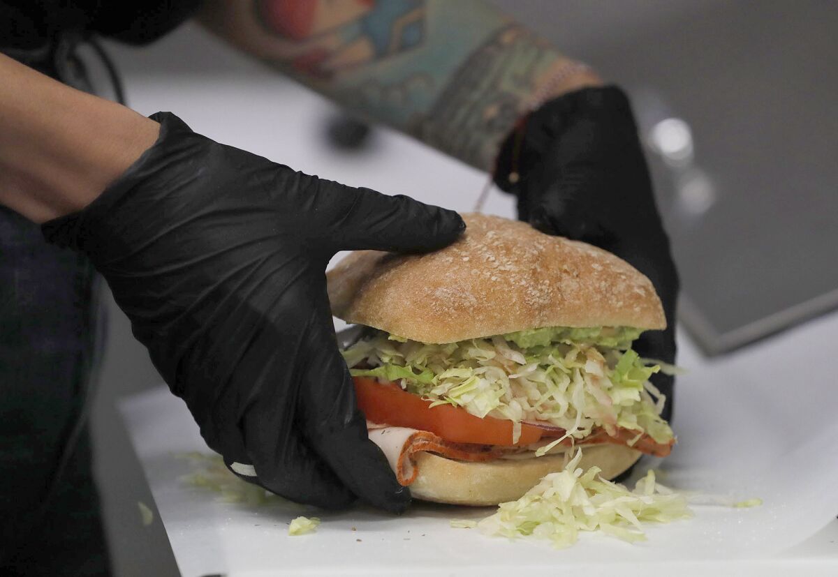 The California Love, assembled at Good Eats With Laura in Costa Mesa.
