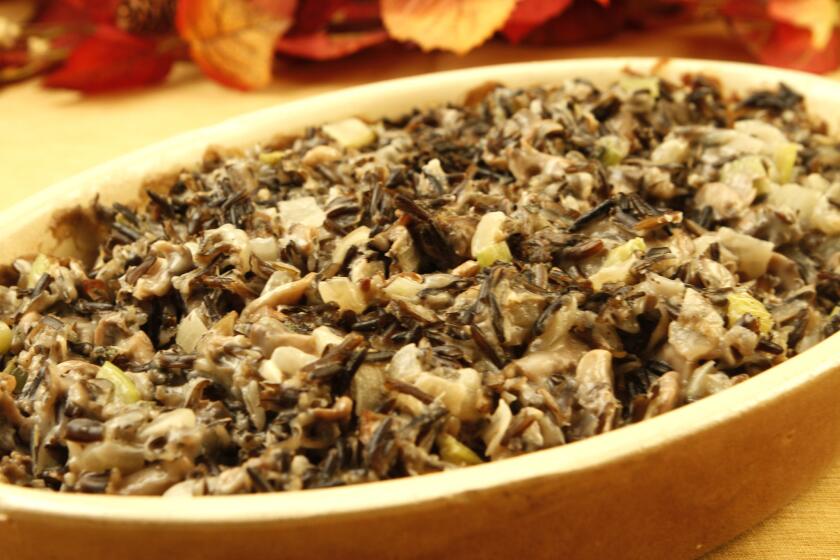 You don't need to wait until Thanksgiving to enjoy this hearty dish. Recipe: Wild rice dressing