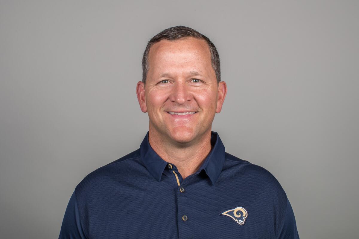 Rams linebackers coach Joe Barry