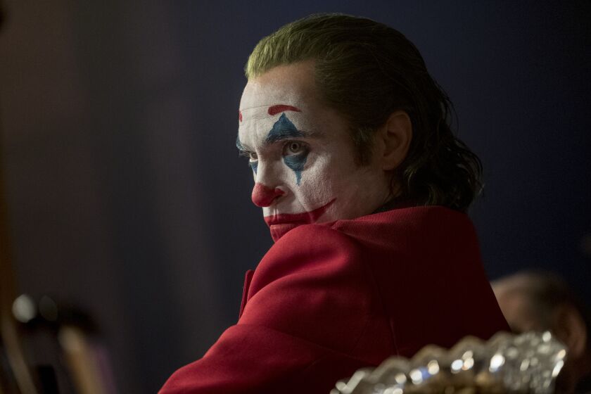 JOAQUIN PHOENIX as Joker in Warner Bros. Pictures, Village Roadshow Pictures and BRON CreativeÕs ÒJOKER,Ó a Warner Bros. Pictures release. Credit: Niko Tavernise/Warner Bros. Pictures