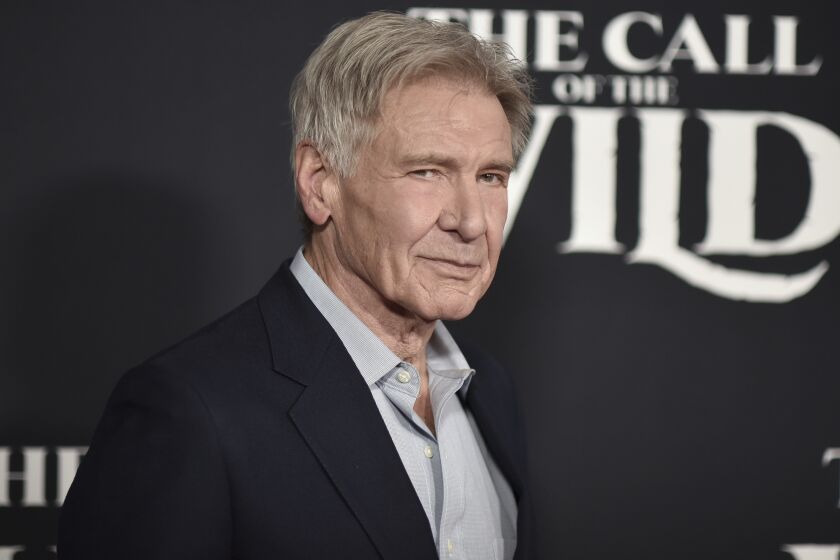Harrison Ford attends the world premiere of "The Call of the Wild" at the El Capitan Theatre on Thursday, Feb. 13, 2020, in Los Angeles. (Photo by Richard Shotwell/Invision/AP)