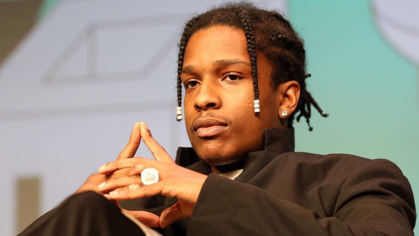 ASAP Rocky appears on a panel at the 2019 SXSW conference in Austin, Texas.
