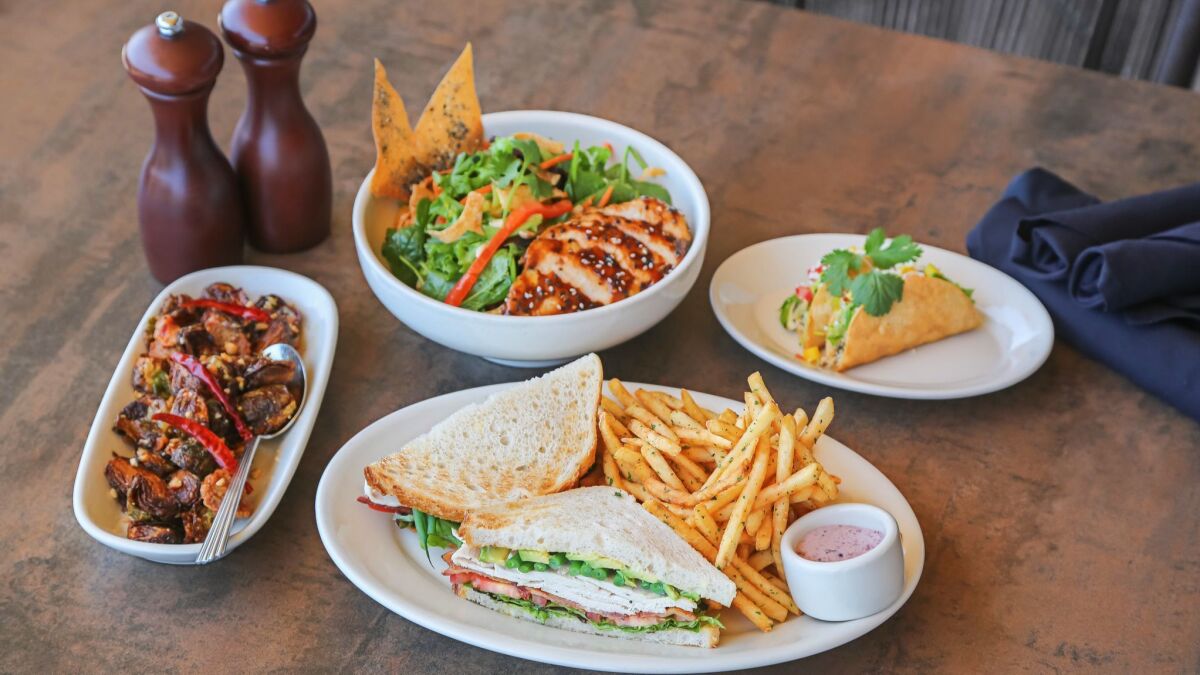 Bazille, the stellar, light-filled sit-down restaurant at the new Westfield UTC Nordstrom, serves everything from kung pao Brussels sprouts to a turkey club sandwich, Asian-glazed chicken salad and cilantro lime chicken tacos.