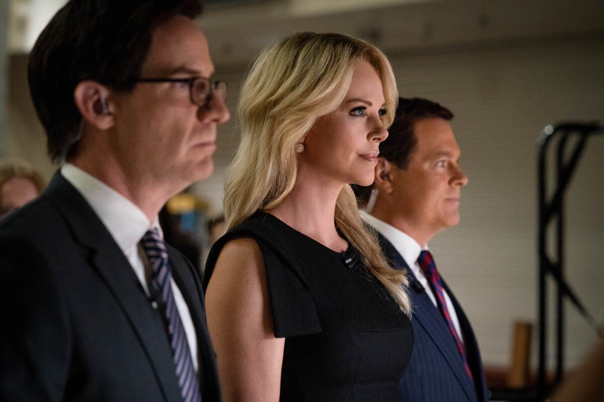 Charlize Theron as Megyn Kelly in “Bombshell.”