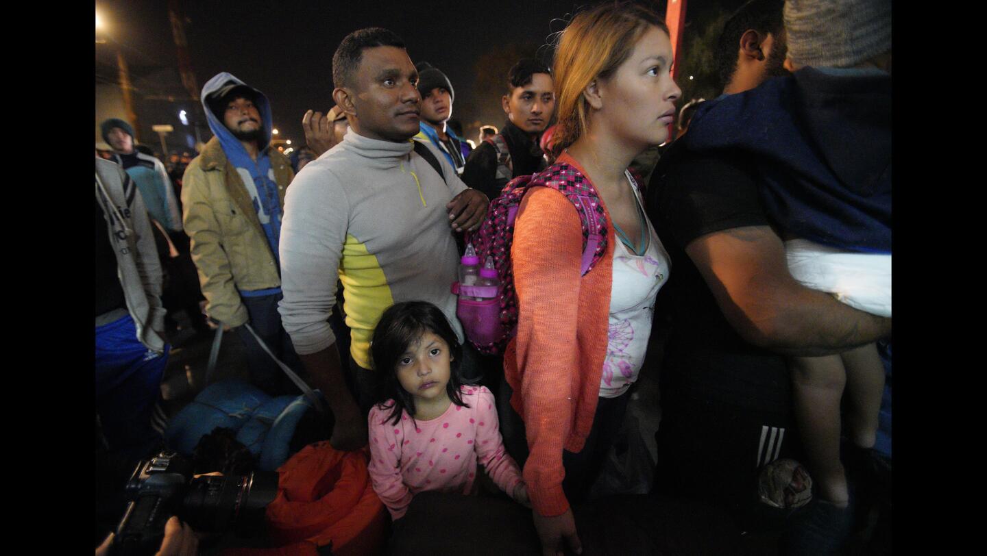 Central American migrant caravan Day-3