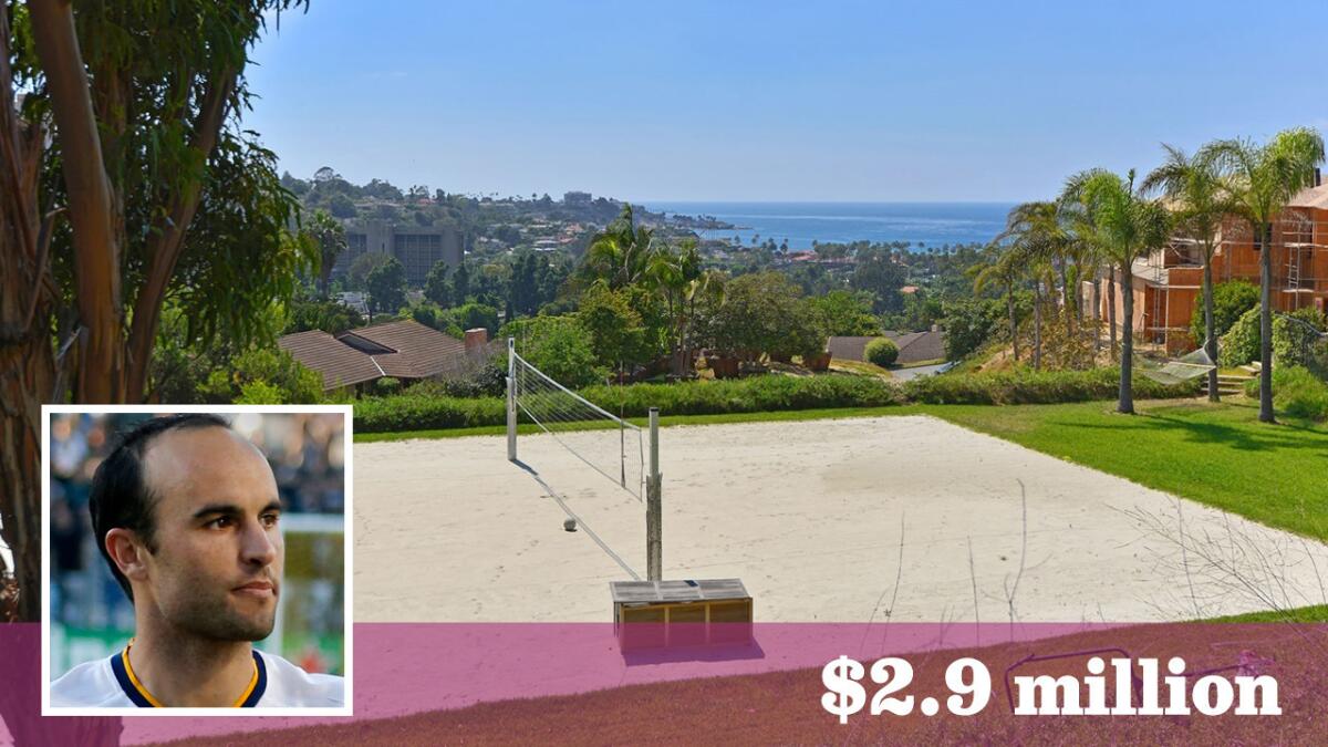 L.A. Galaxy forward Landon Donovan has sold an ocean-view parcel of land in La Jolla for $2.9 million.