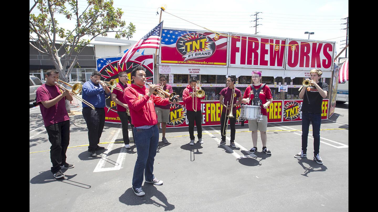 Fireworks Go on Sale in Costa Mesa