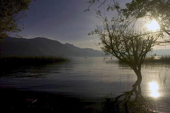 On Earth Day, we look at environmental scenes from around the world. Here: Guatemala's Atitlan Lake. Earth Day was begun in 1970 as a way to shine a spotlight on the environment.