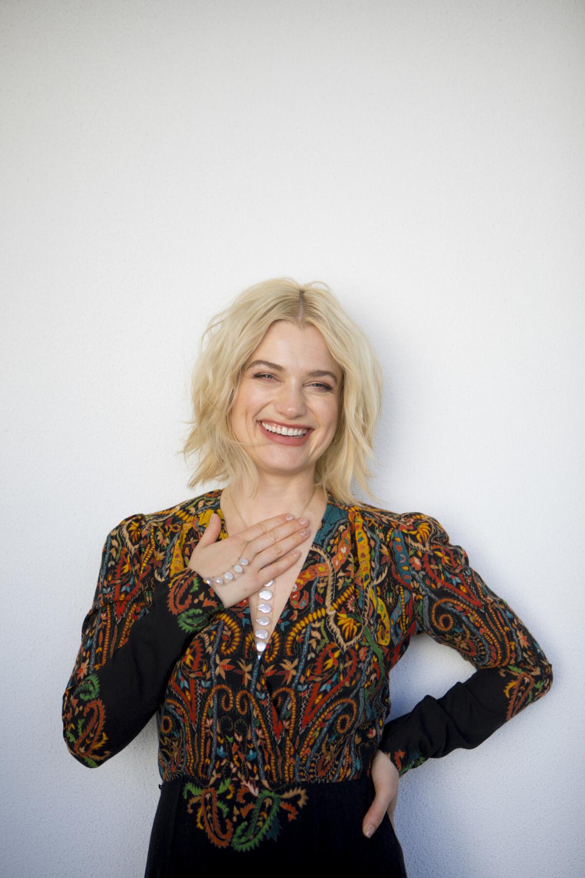 Singer-actress Alison Sudol: "The movie business has been so upright and lovely."