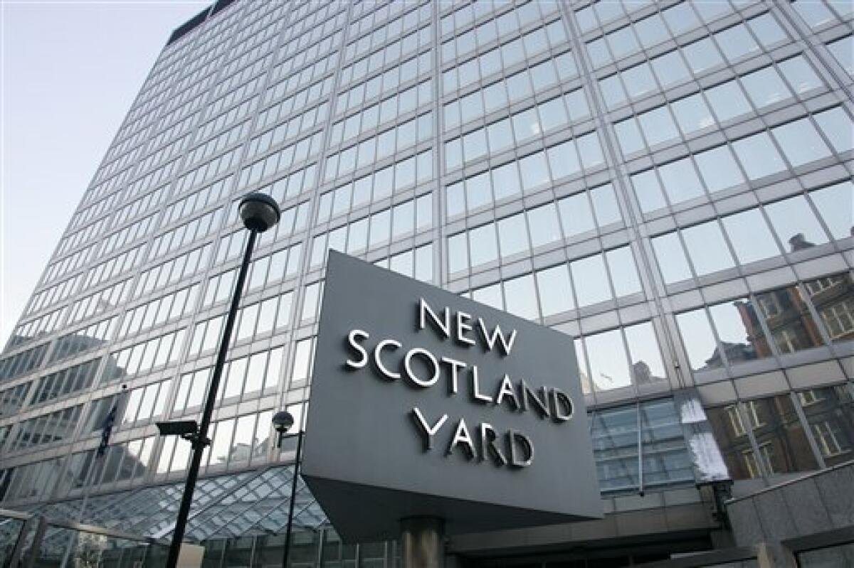 Police say they may move from New Scotland Yard - The San Diego  Union-Tribune