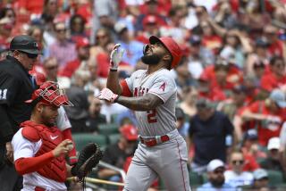 Los Angeles Angels' Luis Rengifo (2) reacts after hitting a three-run home run in the second inning.