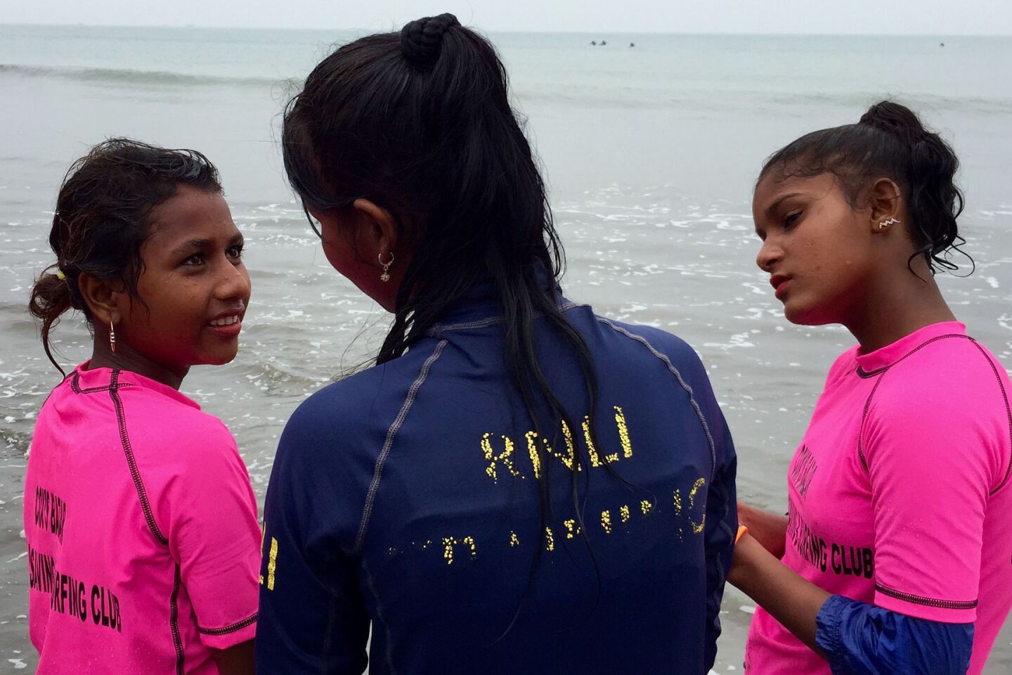 Bangladeshi surfer girls