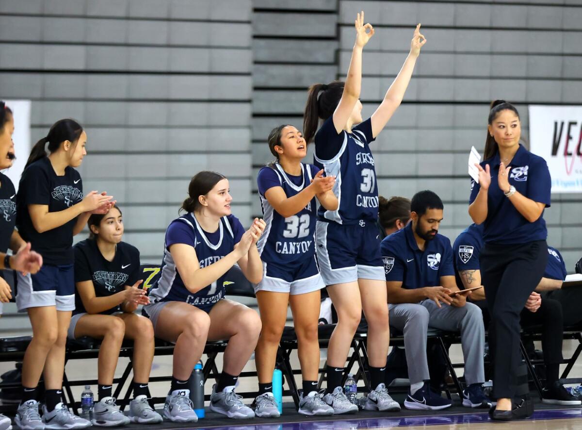 Sierra Canyon coach Alicia Komaki and the Trailblazers have had plenty to celebrate this season.
