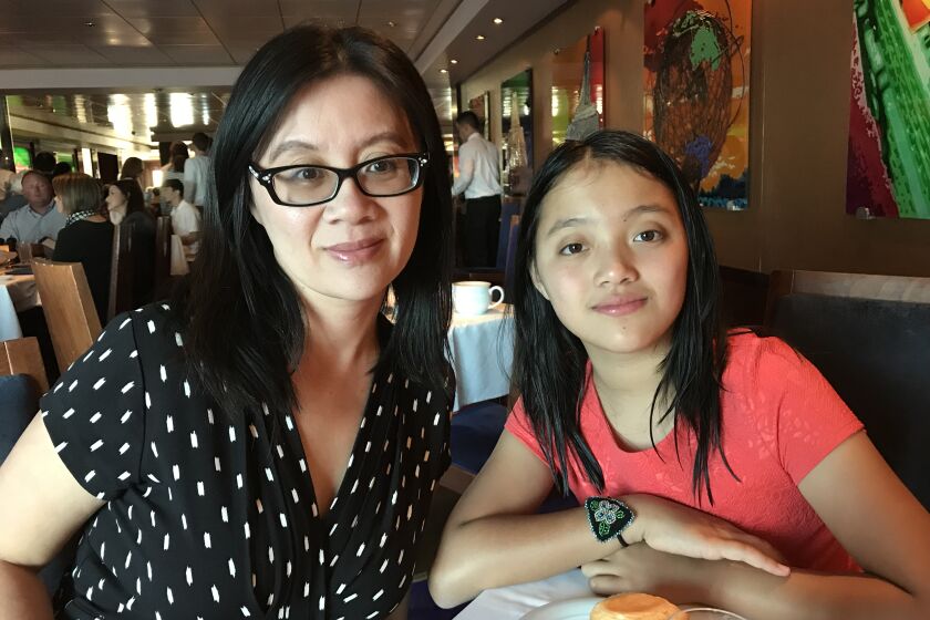 Dr. Vi Nguyen with her daughter, Vivi Young