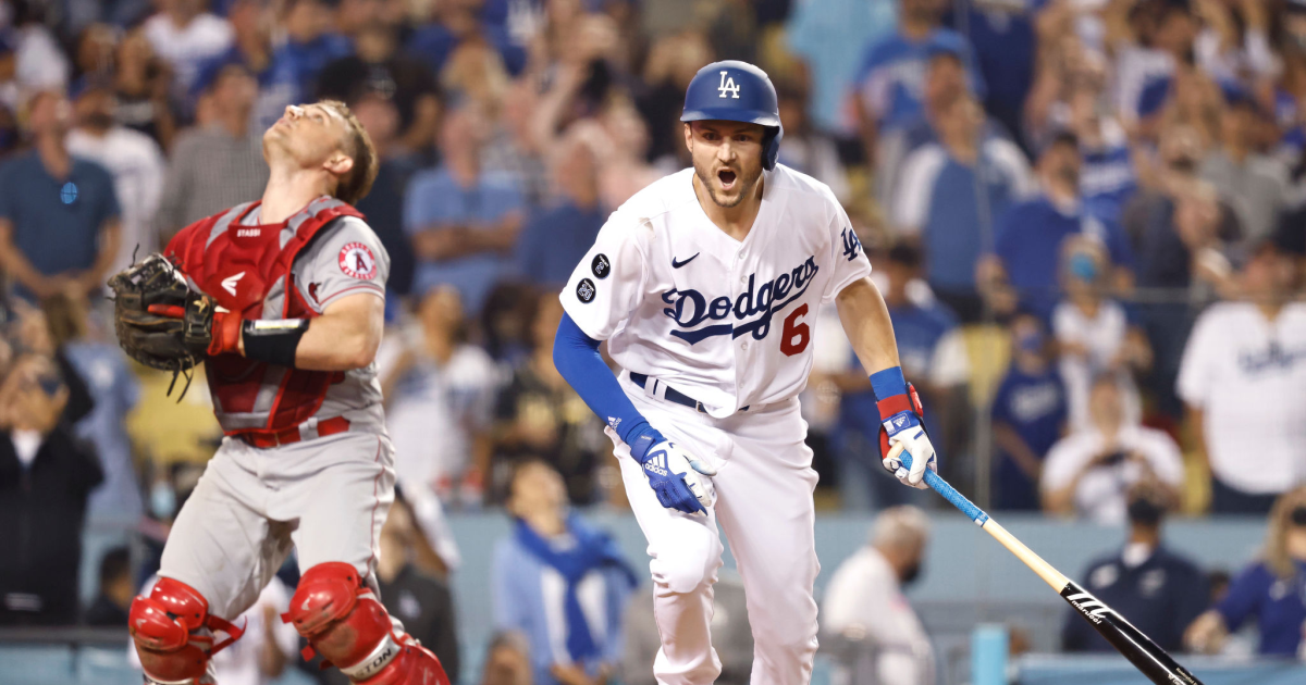 MLB on FOX - First look at Trea Turner in a Los Angeles Dodgers