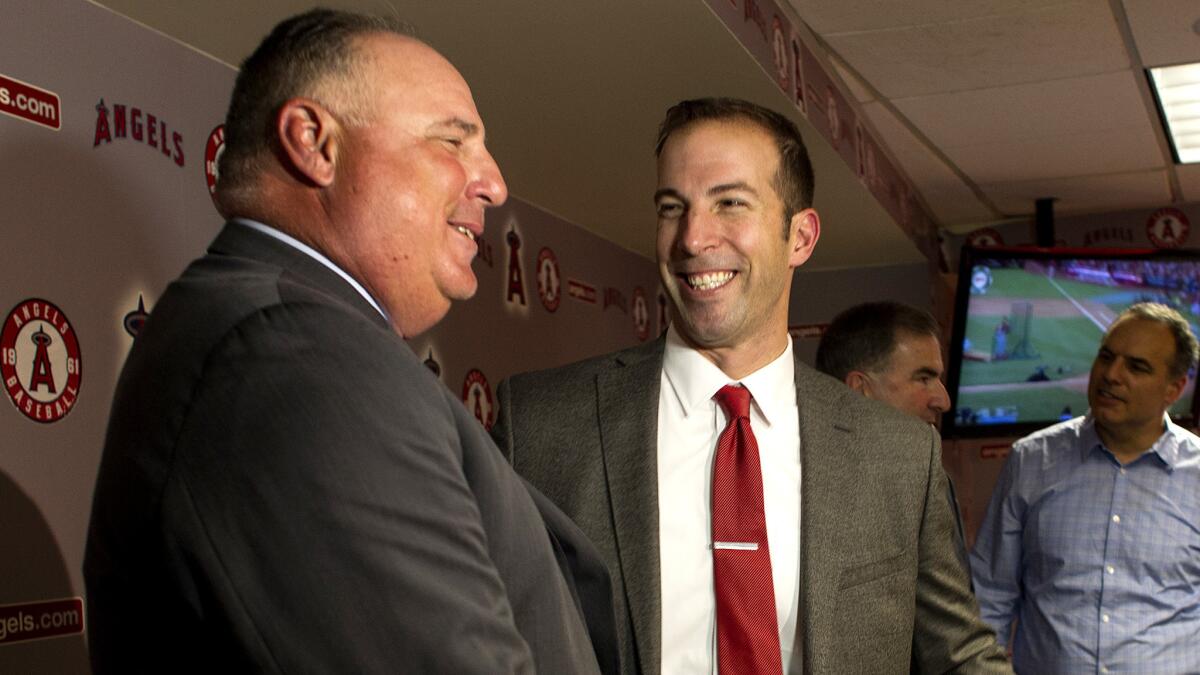 So far it's been all smiles and plaudits for Angels General Manager Billy Eppler and Manager Mike Scioscia.