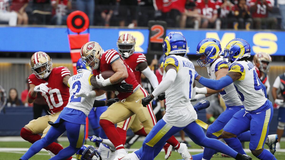 Rams' 20-17 victory over San Francisco 49ers by the numbers - Los Angeles  Times