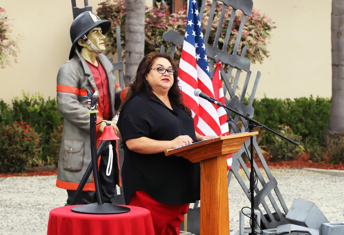 Santa Ana Mayor Valerie Amezcua talks about her experience visiting the 9/11 memorial. 