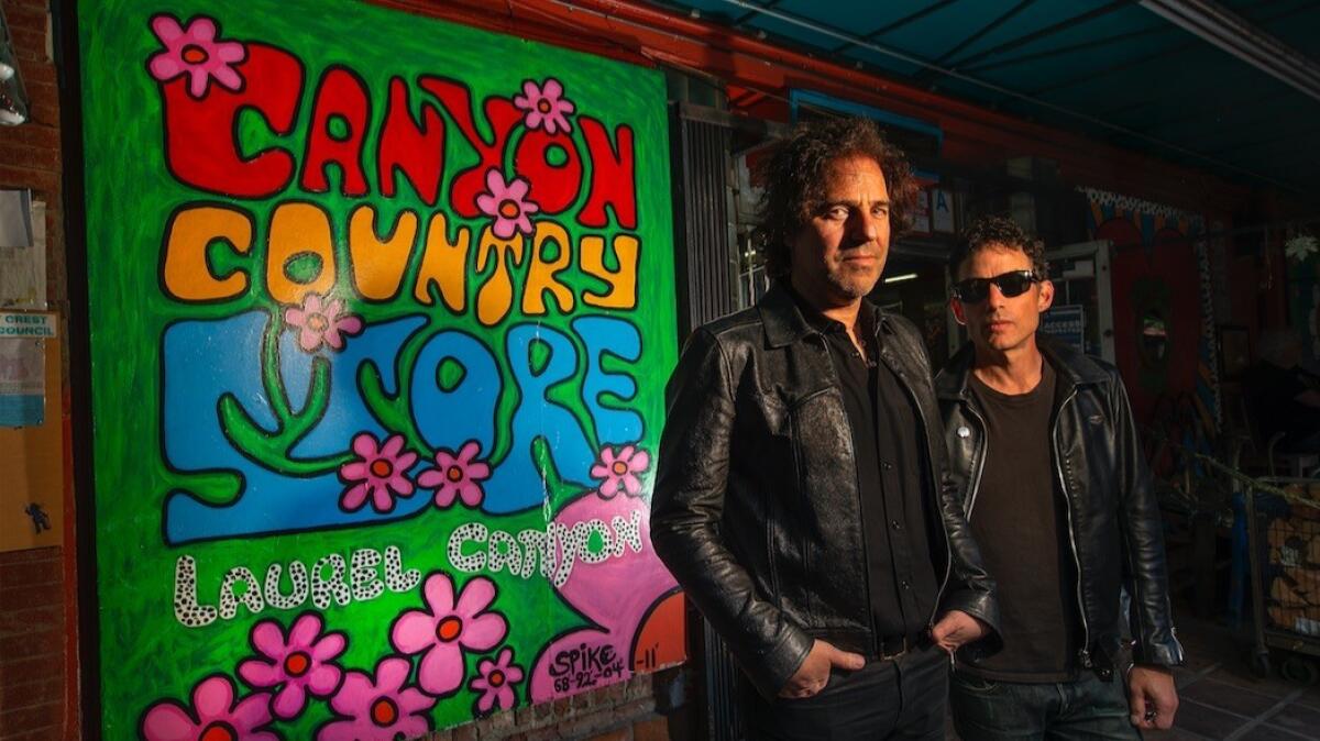 Wallflowers frontman Jakob Dylan, right, and former Capitol Records CEO Andrew Slater made "Echo in the Canyon," a documentary about the influential music scene in Laurel Canyon in the mid-'60s.