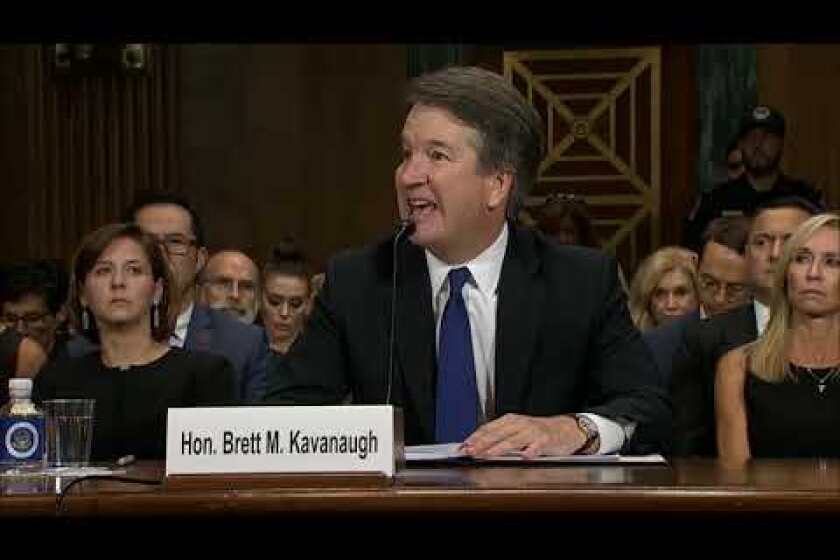 Brett Kavanaugh in his opening statement calls the confirmation process a 'national disgrace'