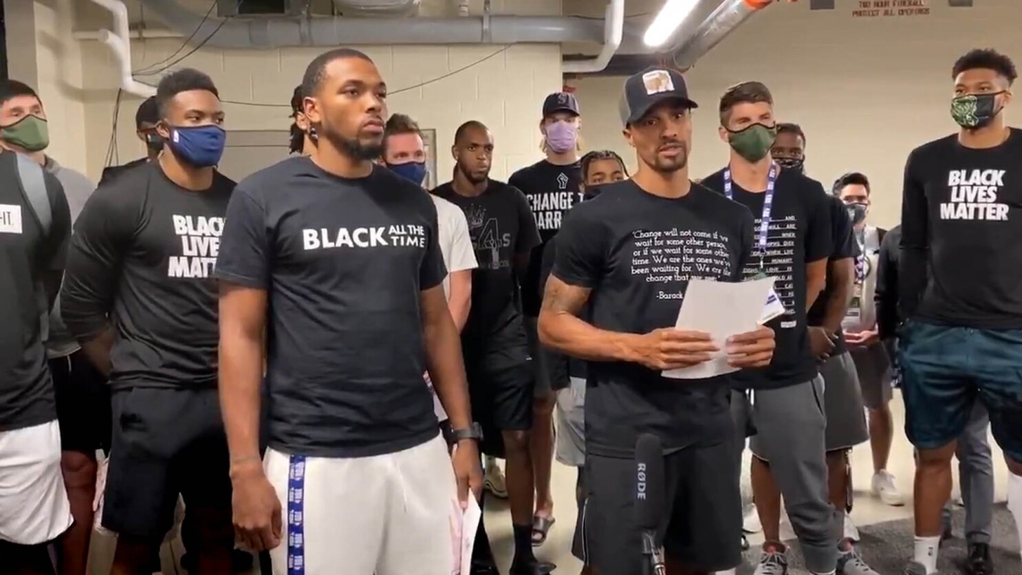 Nba Players Refuse To Play Games Over Jacob Blake Shooting Los Angeles Times