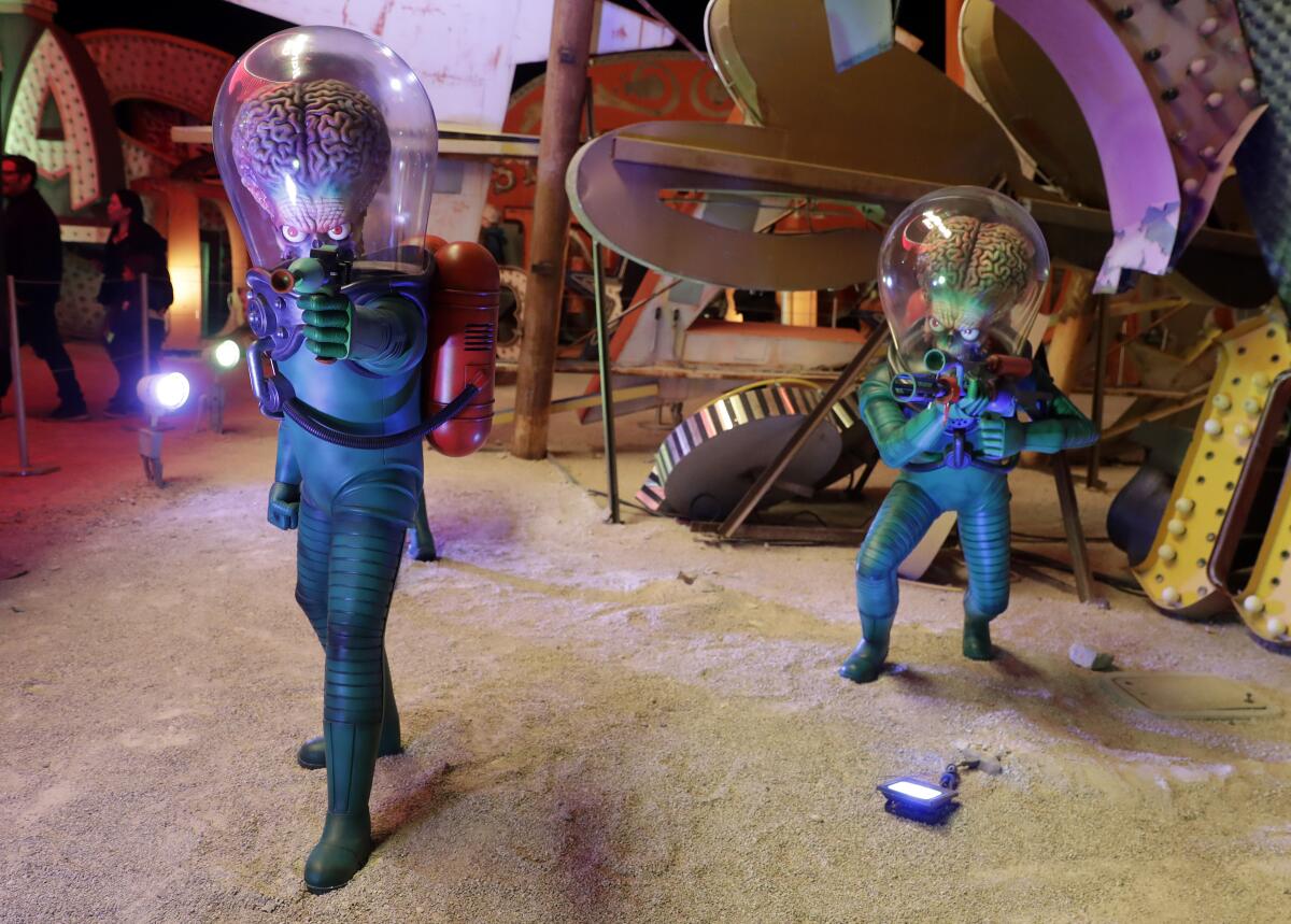 "Space Suited Martians" in "Lost Vegas."