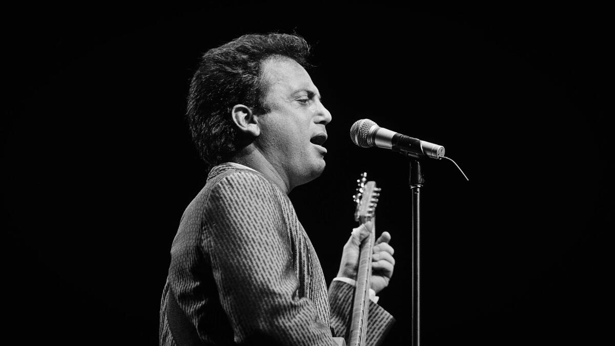 Nov. 22, 1986: Billy Joel in concert at the Forum in Inglewood.