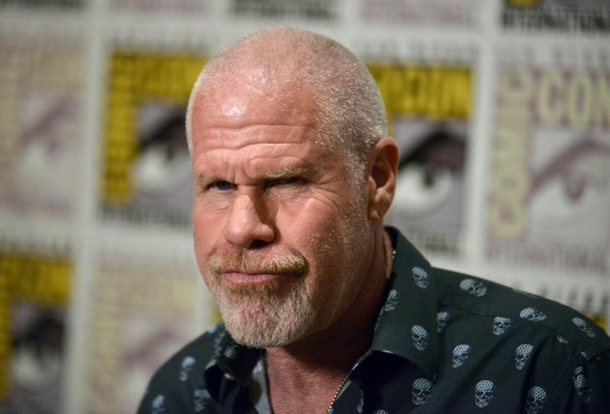 Ron Perlman at Comic-Con in San Diego on July 25.