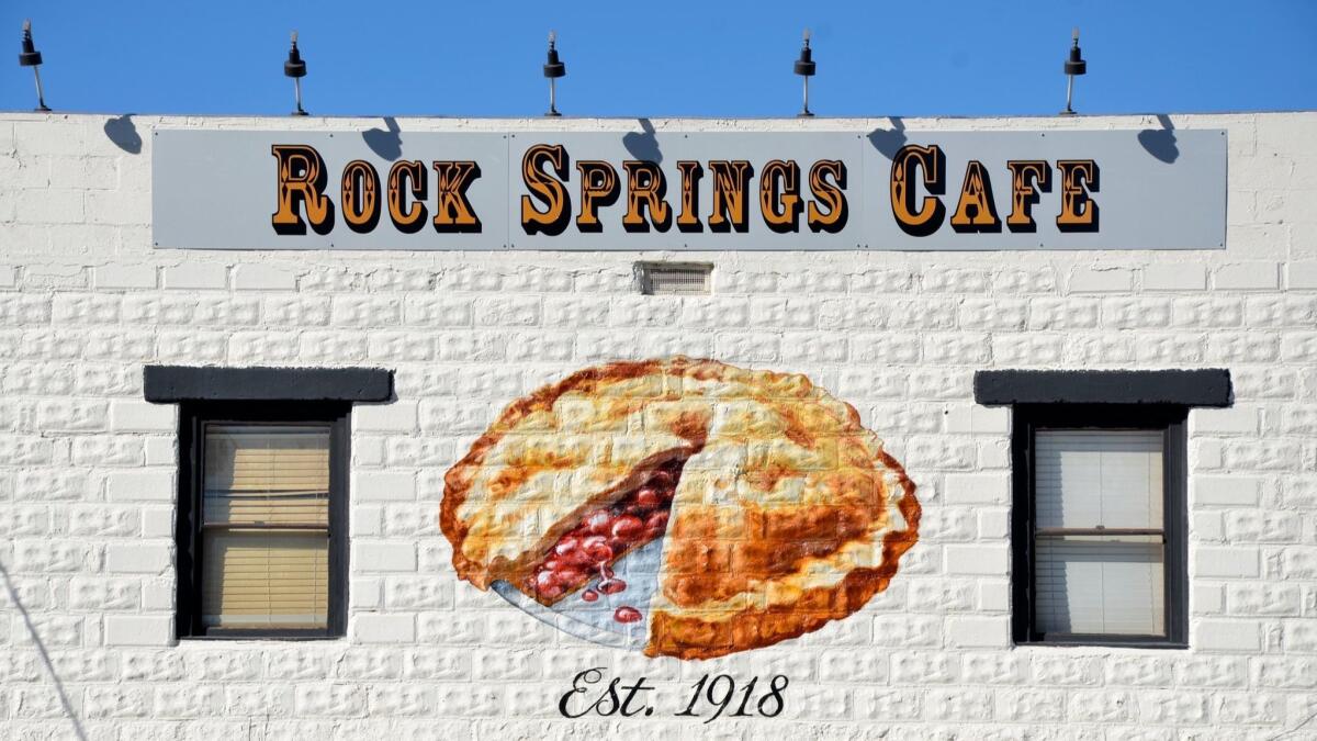 This eatery is the only dining option for miles on Interstate 17. Pie is $5.95 per slice.