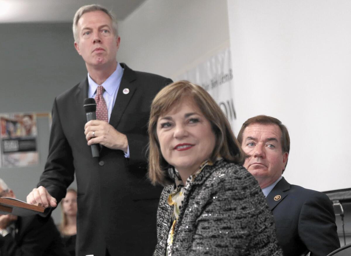 Rep. Loretta Sanchez of Orange County, who is running for the U.S. Senate, is one of a dwindling number of Democratic women in California's legislative ranks.