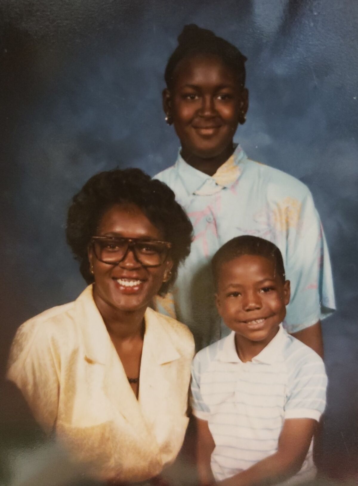 John Browner (then 5) pictured with his mother Margaret and sister Katherine in Chicago, 1985
