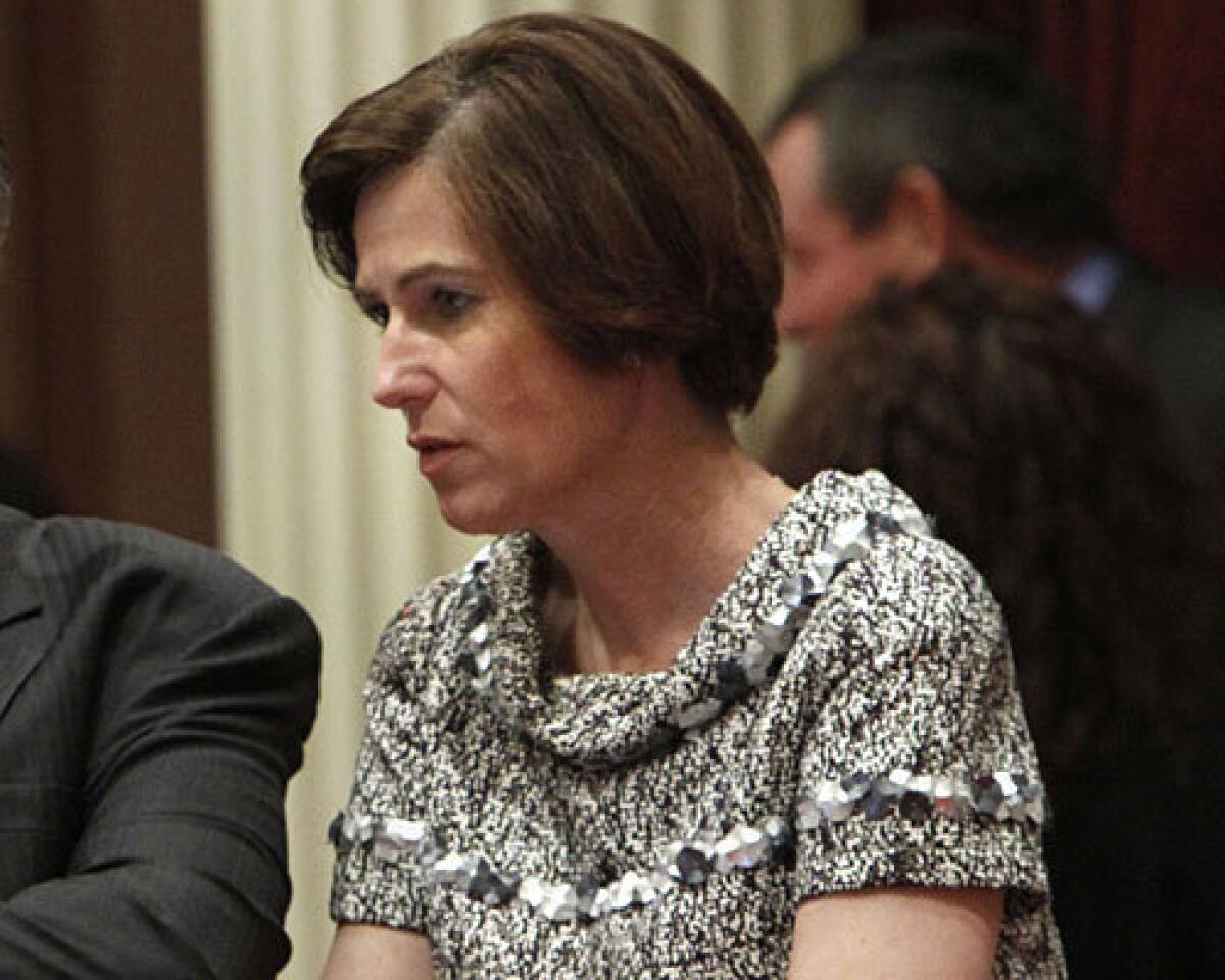 State Sen. Mimi Walters (R-Irvine), pictured in 2011, wants to increase the state's payment into the pension fund by up to $2 billion in the next fiscal year.