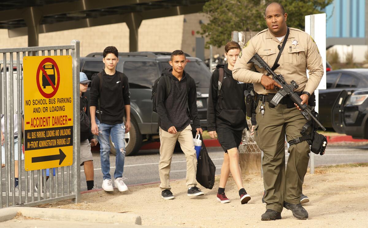 Shooting a Saugus High School