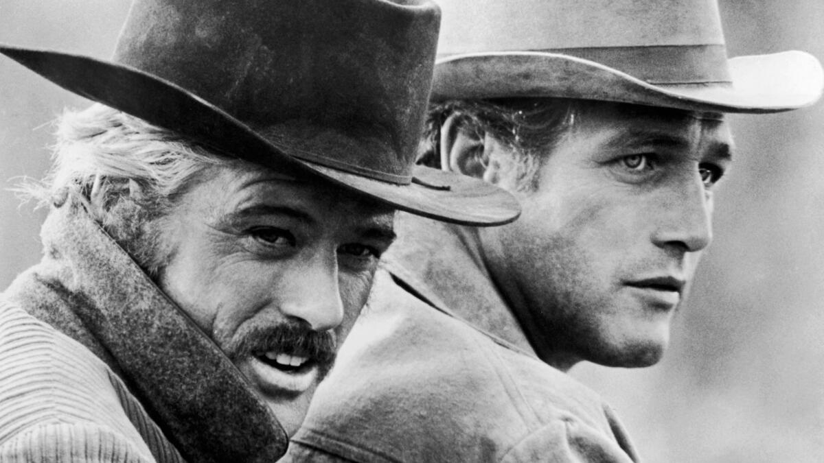Robert Redford, left, and Paul Newman, as Sundance and Butch