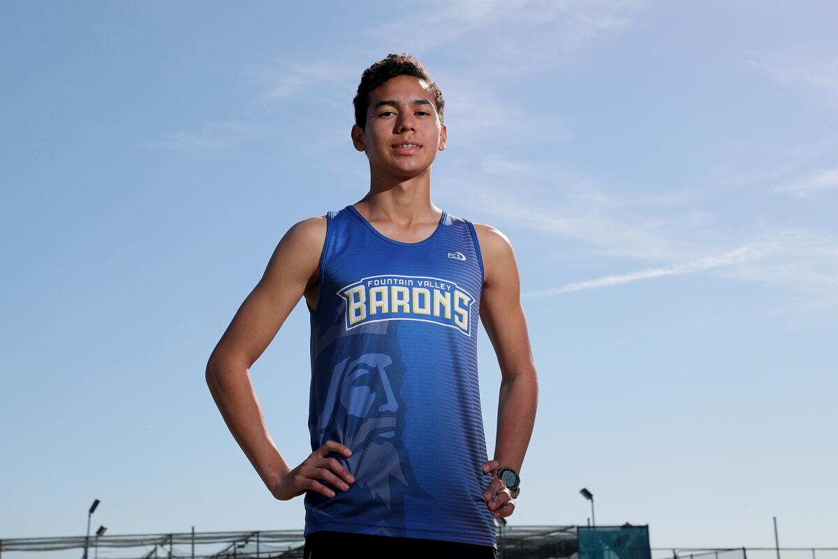 Fountain Valley's Benjamin Prado is the Daily Pilot Boys' Cross-Country Athlete of the Year.
