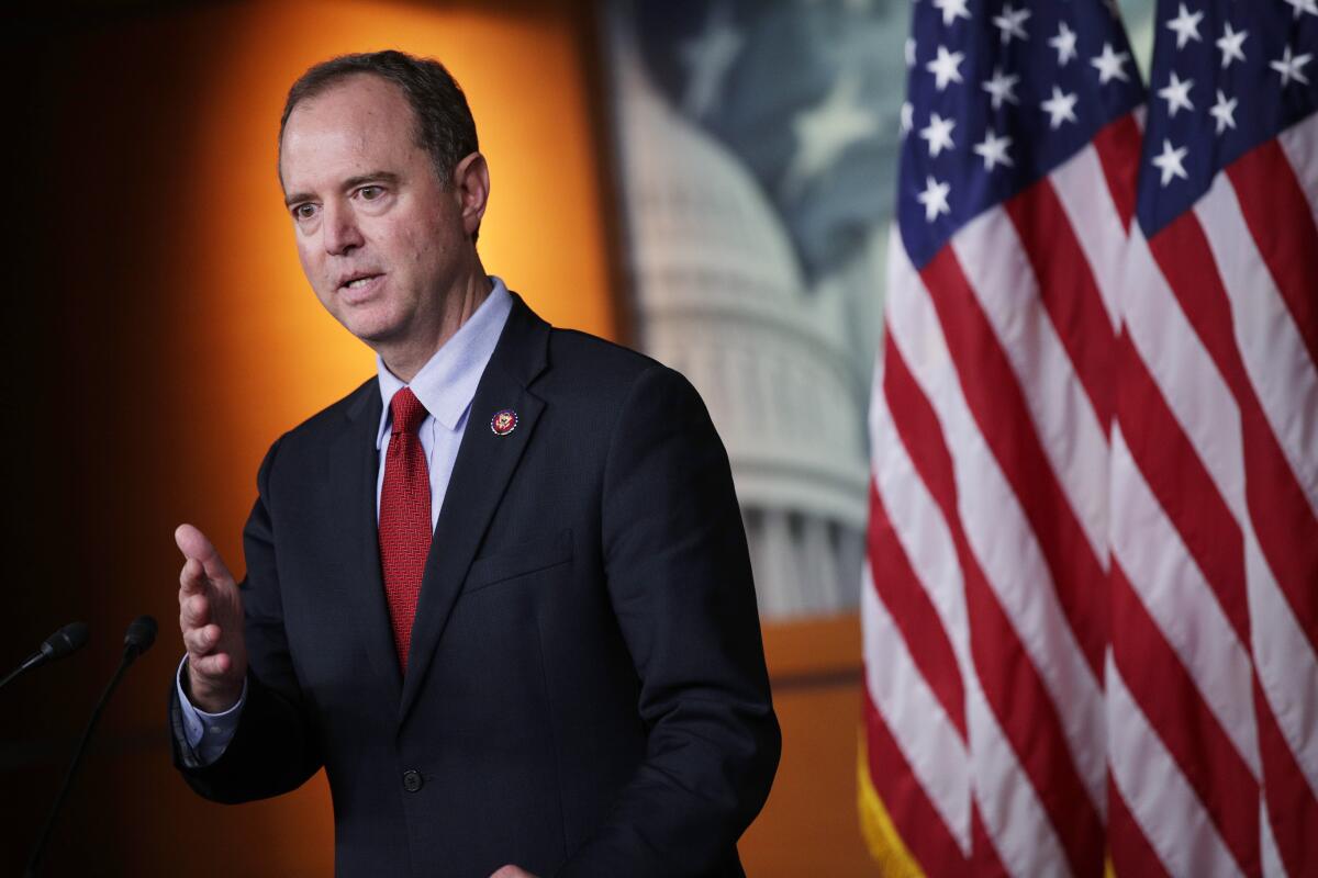 House Intelligence Committee Chairman Adam B. Schiff