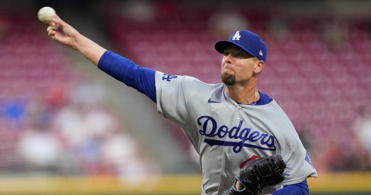 Coverage image for: Dodgers' Blake Treinen likely to miss playoffs after sustaining injury in bullpen