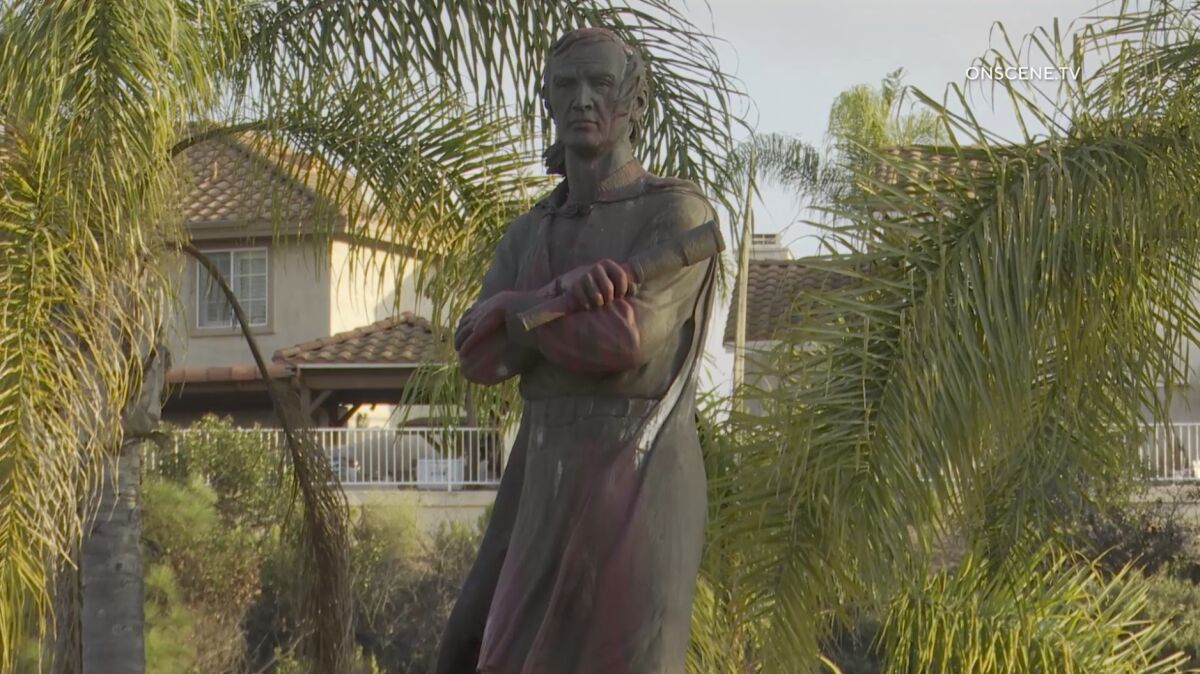 A statue of Christopher Columbus was removed from Discovery Park and the city is now trying to decide what to do with it.