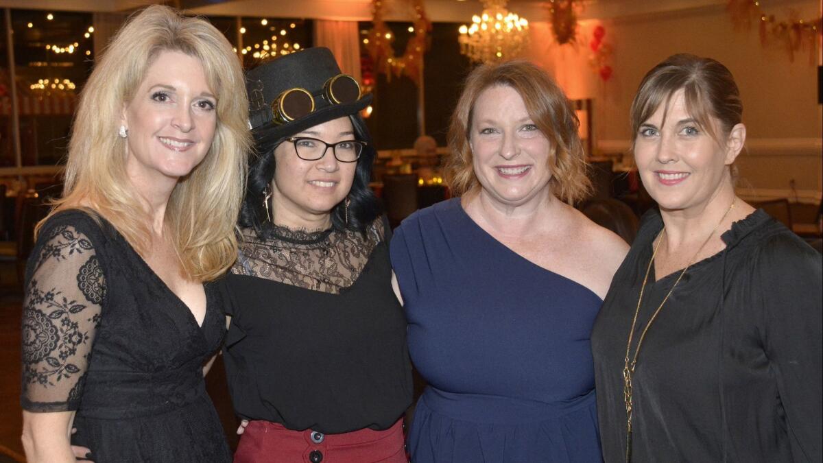 Last week's vintage circus-themed fundraiser was chaired by NCL mothers Michelle Cloutier, from left, Stacey Stanley, Dorothy Hernandez, and Suzi Reader.