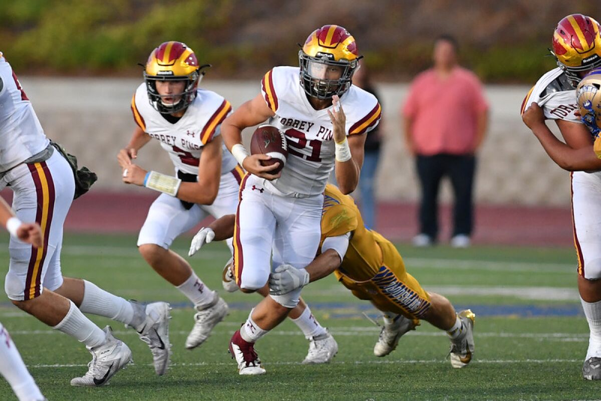 Torrey Pines scored an impressive win over San Pasqual 24-14 in a nonleague game on Sept. 13.