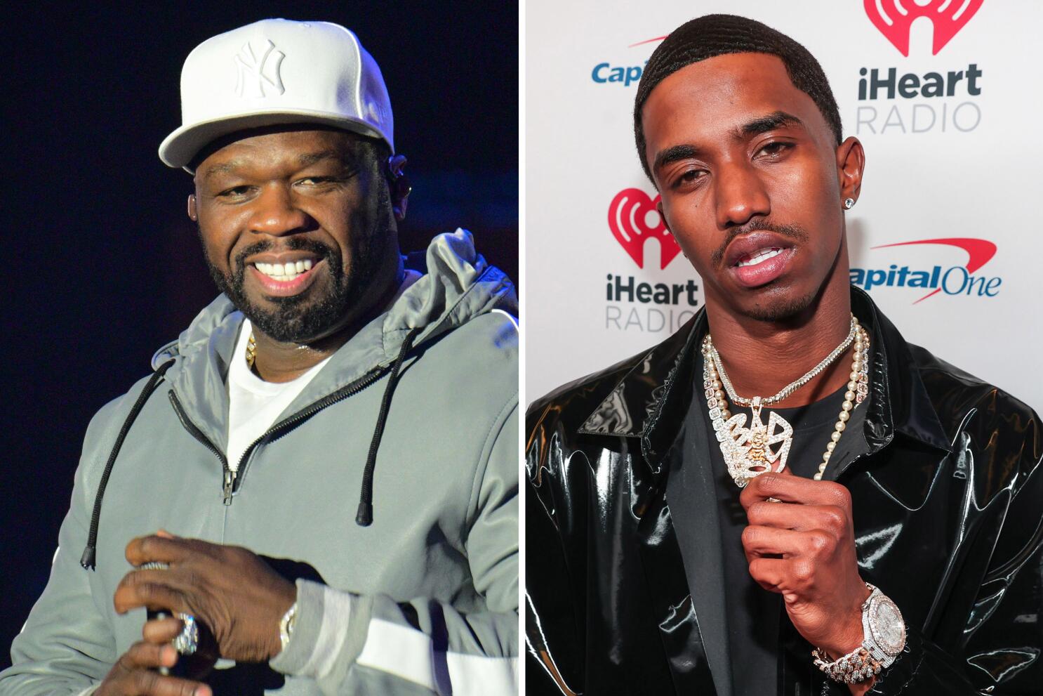 50 Cent trolls Diddy's son King for diss track about raids - Los Angeles Times